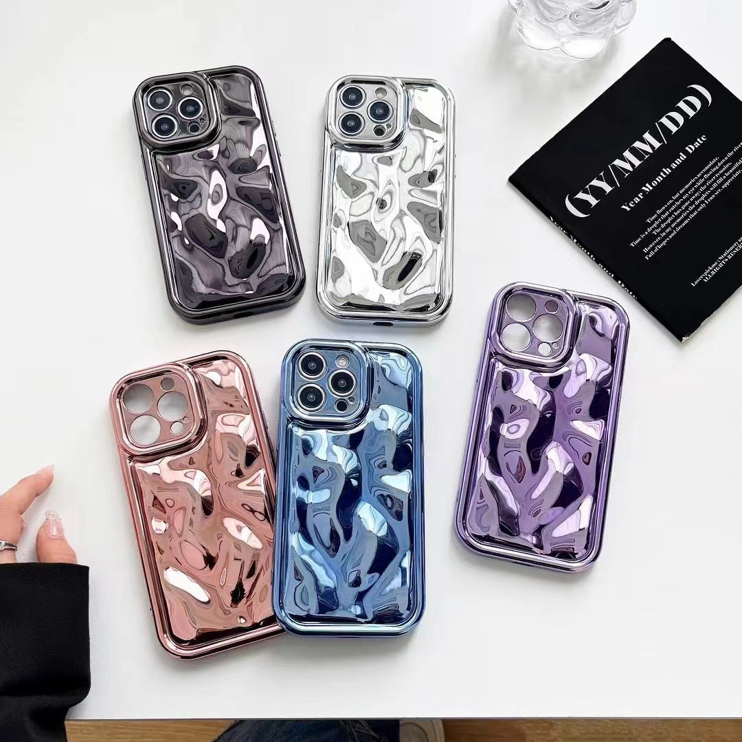 All-inclusive Drop-resistant Electroplated Meteorite Pattern Phone Case 0f502f6f 87d4 4e31 b718 a601c09085b3