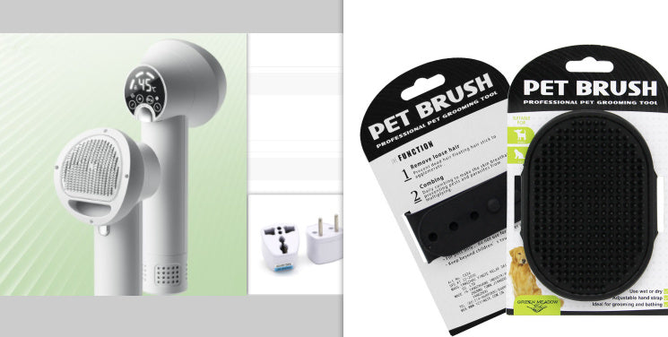 Smart Pet Hair Dryer Dog Golden Retriever Cat Grooming Hairdressing Blow & Comb Silent No Harm Pet Cleaning Supplies Pet Prod