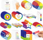 15-piece Decompression Stickers Anxiety Stripe Management Stickers Sensory Items Fingertip Stickers - 图片 10
