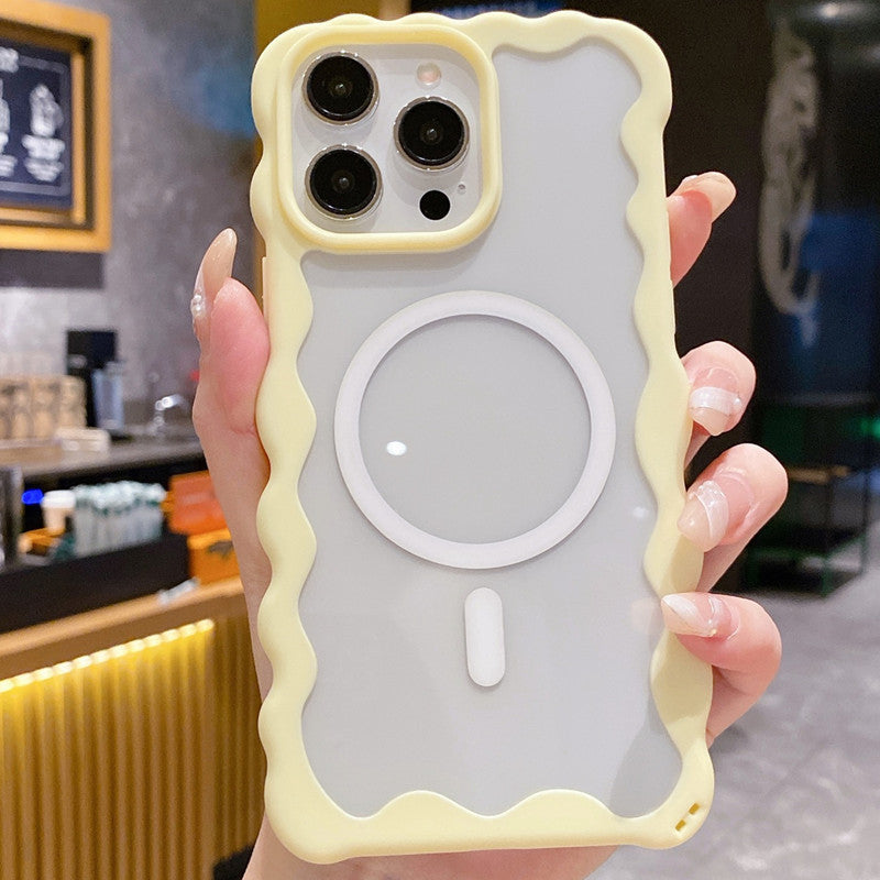 Transparent Magnetic Niche Phone Case - 图片 7