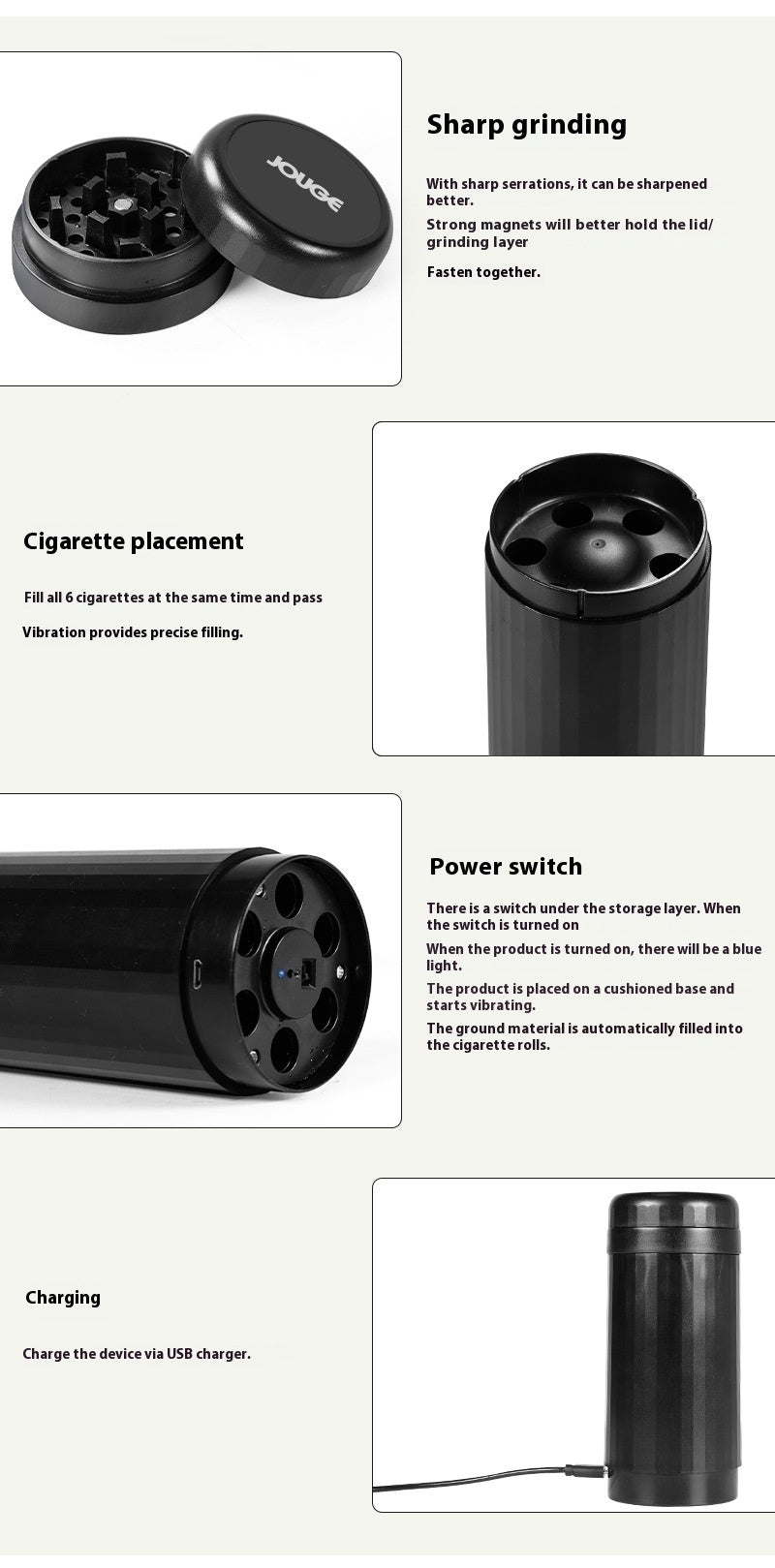 Vibration Smoke Eliminator Flared Tube Cut Tobacco 0f8e76d9 4b5b 43b6 8790 2c2ebbc035b0