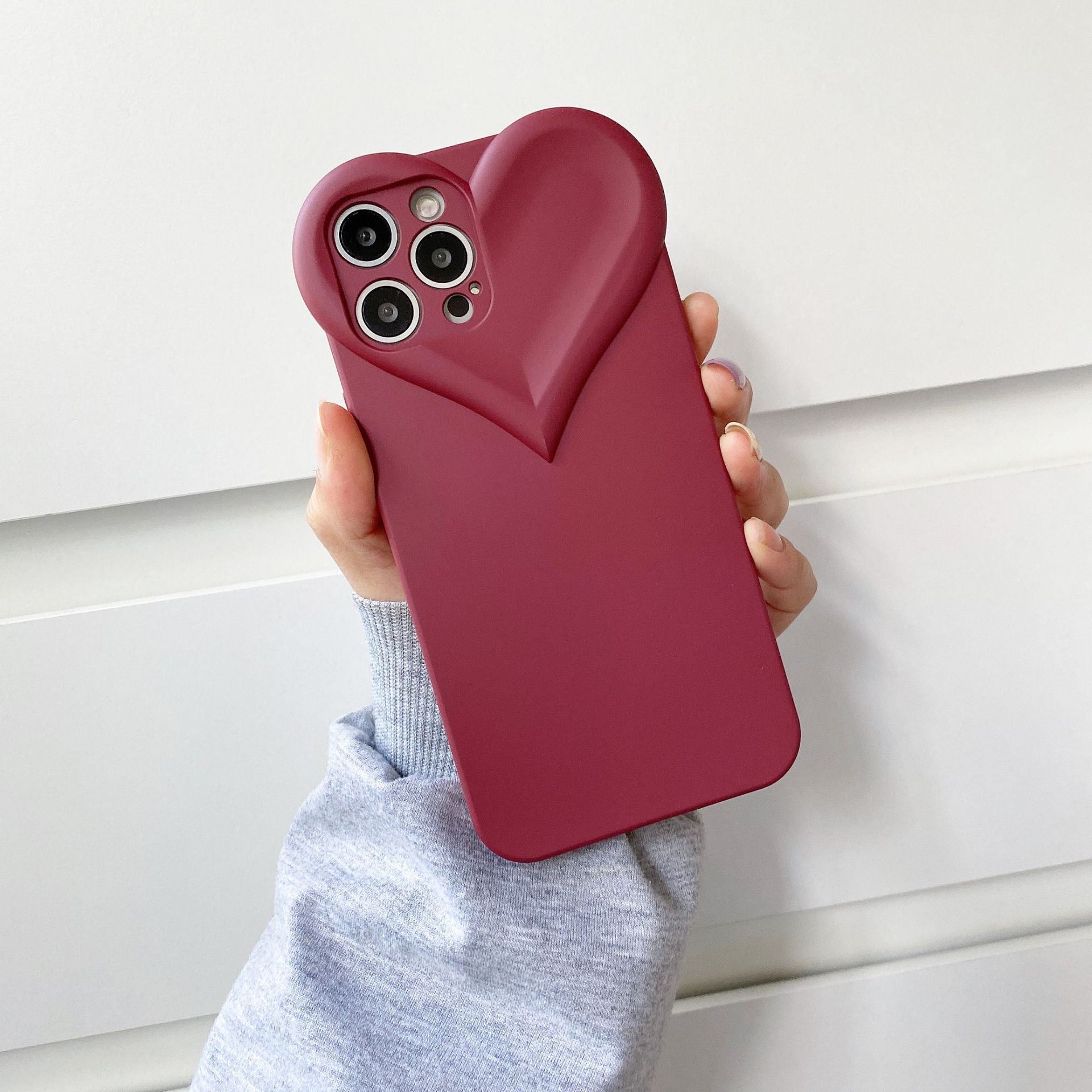 Love Heart Type Mobile Phone Case With Net Celebrity Material Bottom 0f93224b 29f2 429d 9be7 fc7e91762cd8
