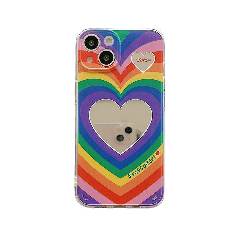 Rainbow Love Mirror Silicone Phone Case 0f96b3be 93b5 4e9f a231 2b78473ddb8f