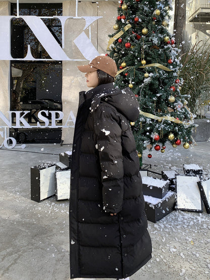 New Long Down Jacket Female Ultralong Overknee Thickened White Duck Down Coat 0f9be558 afad 4135 8397 485f72f2948d