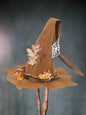 Women Modern Witch Hat Costume Pointed Wool Felt Halloween Party Hats Witch Hat Warm Autumn Winter  Cosplay Props 0fa1567d 90