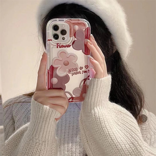Retro Oil Painting Red Flower Phone Case 0fb032d1 f2bb 4499 a7a2 8829567684ab