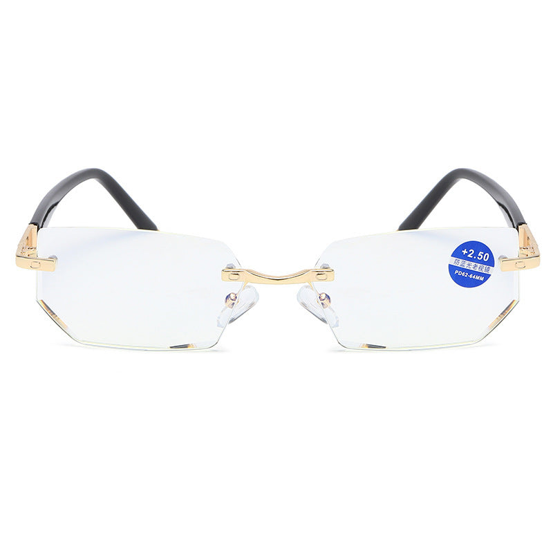 Blue Light Blocking Reading Glasses Rimless Diamond Cut 0fd60b27 d431 485d 9f93 36cd6800ba27