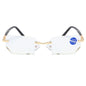 Blue Light Blocking Reading Glasses Rimless Diamond Cut 0fd60b27 d431 485d 9f93 36cd6800ba27