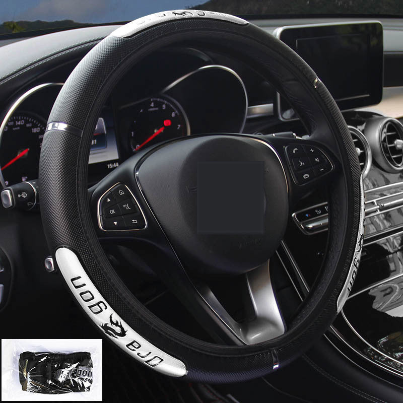 Reflective Longteng leather car steering wheel cover 0fe8862d 0bbe 45d4 92c1 cf6c62bb0779