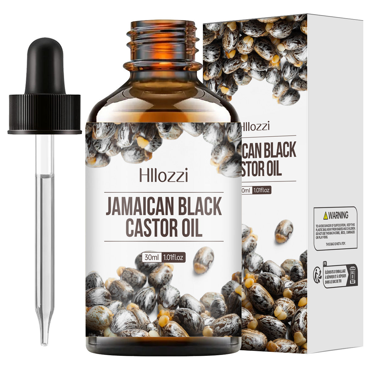 30ml Organic  Oil Aromatherapy Massage Aromatic Skin Care Castor Oil - HD Wireless Product #56