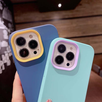 Mobile Phone Case Contrast Color 3 In 1 Protective Cover 0ff0d997 9396 4e46 8704 7259905e0e52
