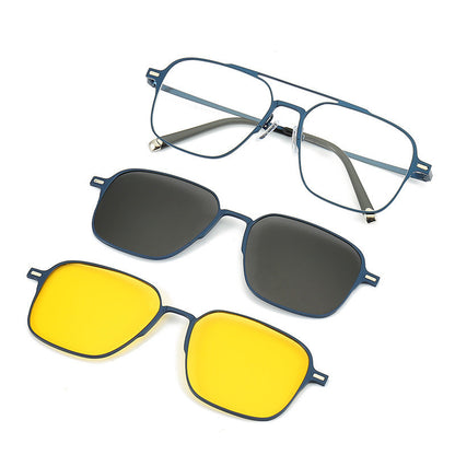 Uv Protection Sunglasses Magnetic Suction Set Mirror Myopia Frame Polarized 0ffc2da2 1445 4195 94fe 8b42311dd049