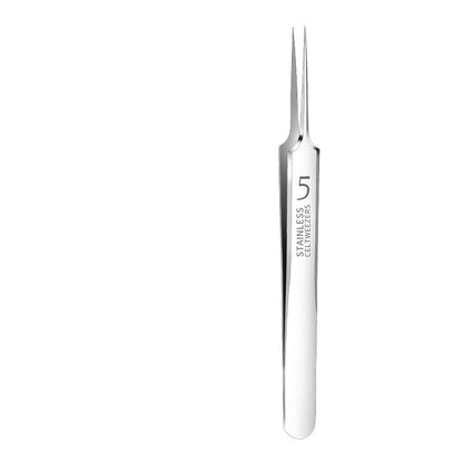 High Precision High Hardness Cell Tweezer Blackhead Removing Tweezers Stainless Steel Splinter Acne Clip No 5 Cell Tweezer 0f