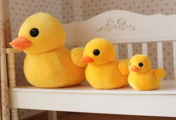 Small yellow duck plush toy 100411365741573