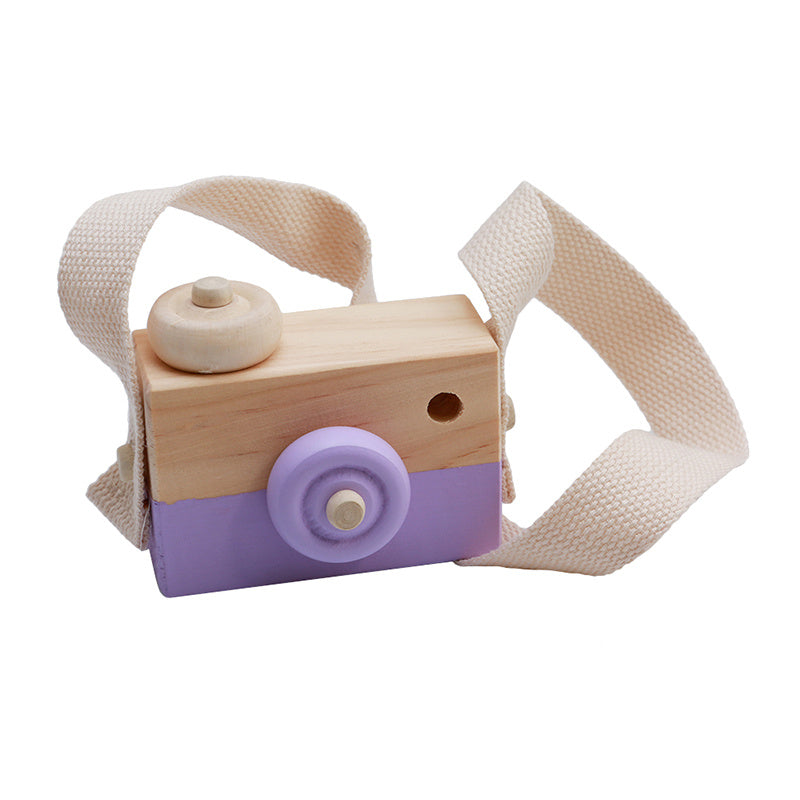 Cute Wooden Camera Toys Baby Kid Hanging Photography Prop Decoration Educational Outdoor Activity Toy Children's Day Happy Gi