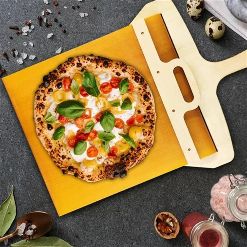 Kitchen Gadgets Sliding Pizza Shovel Non Stick Pizza Smooth Cutting Board Storage Transfer Board Kitchen Baking Tool 101114cd