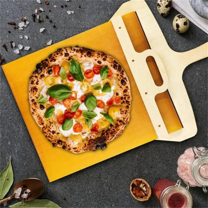 Kitchen Gadgets Sliding Pizza Shovel Non Stick Pizza Smooth Cutting Board Storage Transfer Board Kitchen Baking Tool 101114cd