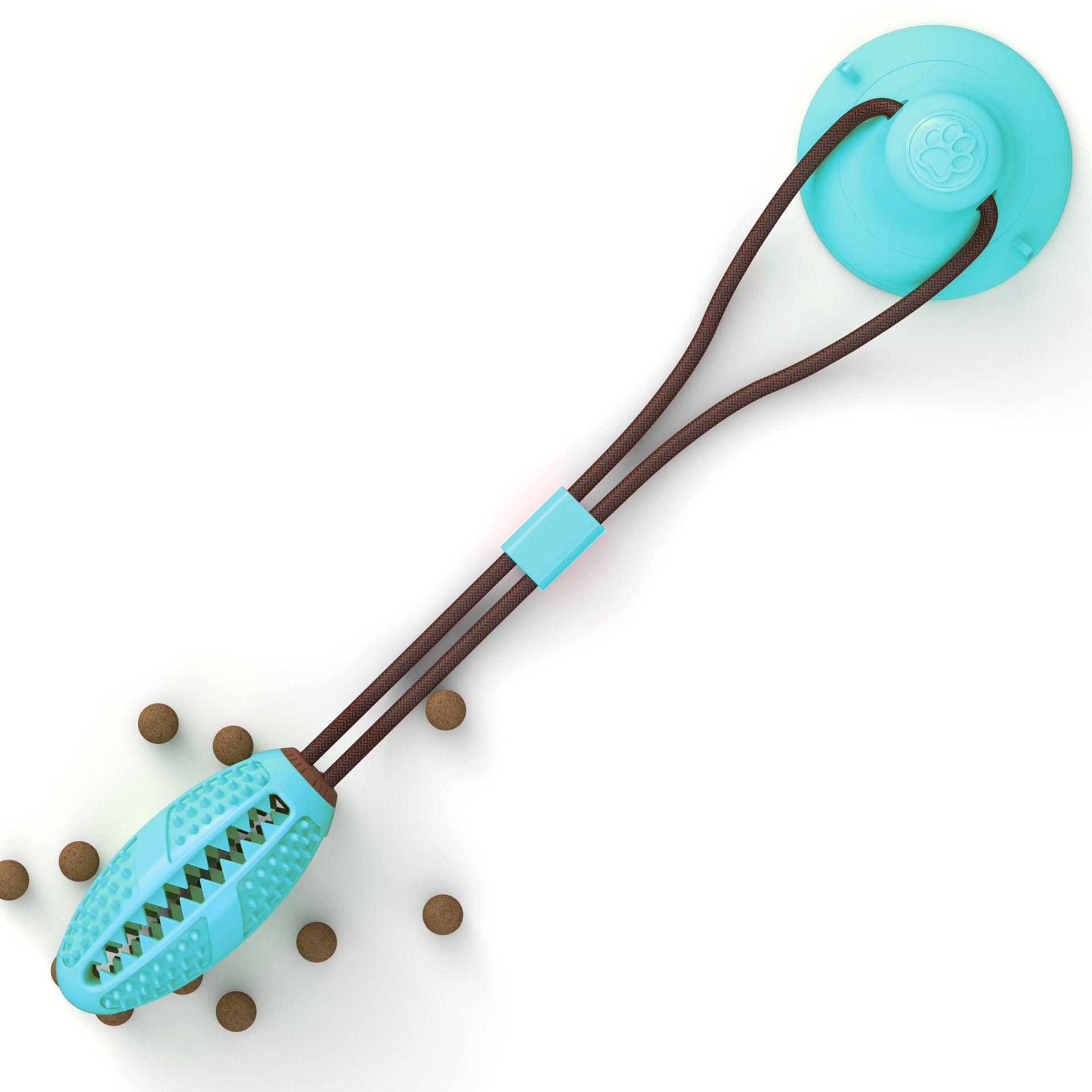 Dog Toys Silicon Suction Cup Tug Interactive Dog Ball Toy For Pet Chew Bite Tooth Cleaning Toothbrush Feeding Pet Supplies 10
