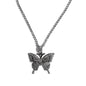 Rhinestone butterfly necklace 1013125875095