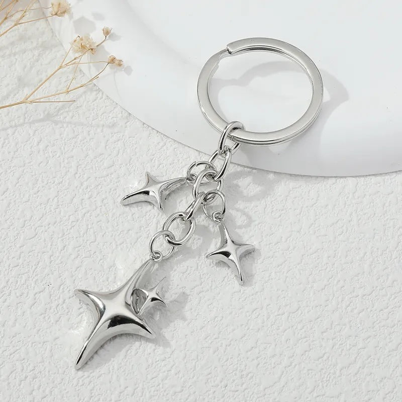 Creative Fashion Star And Moon Alloy Key 10144cdf cec8 4ae9 a195 e12037f58a7e