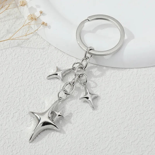 Creative Fashion Star And Moon Alloy Key 10144cdf cec8 4ae9 a195 e12037f58a7e