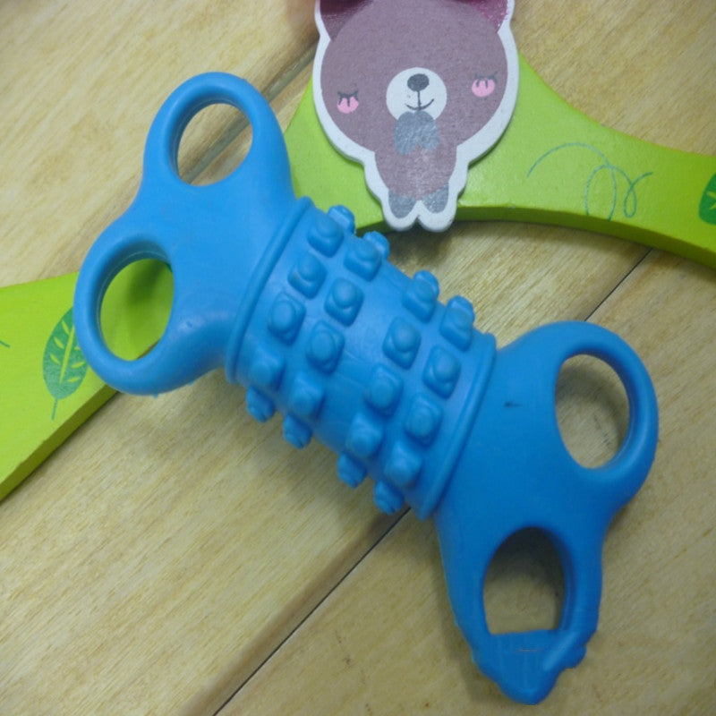 Silicone Bone Shape Chewing Toy Dog Pet 1016552458144