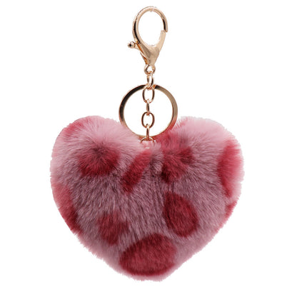 Heart Keychain Fashion Women's Plush 10186757464 1763093638