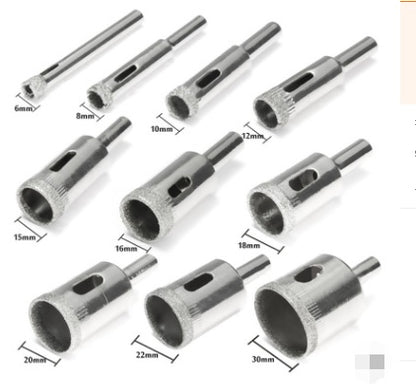 6-50mm Glass Drill Bit Set - HD Wireless Product #5