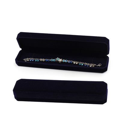 Dark Blue Octagonal Ring Box Necklace Pendant Jewelry Box 10280587863587