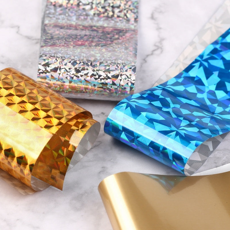 16pcs 20x4cm Mix Nail Art Transfer Foil Sticker - HD Wireless Product #5