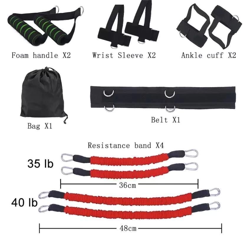 Boxing arm leg bounce strength training device 1030494415690