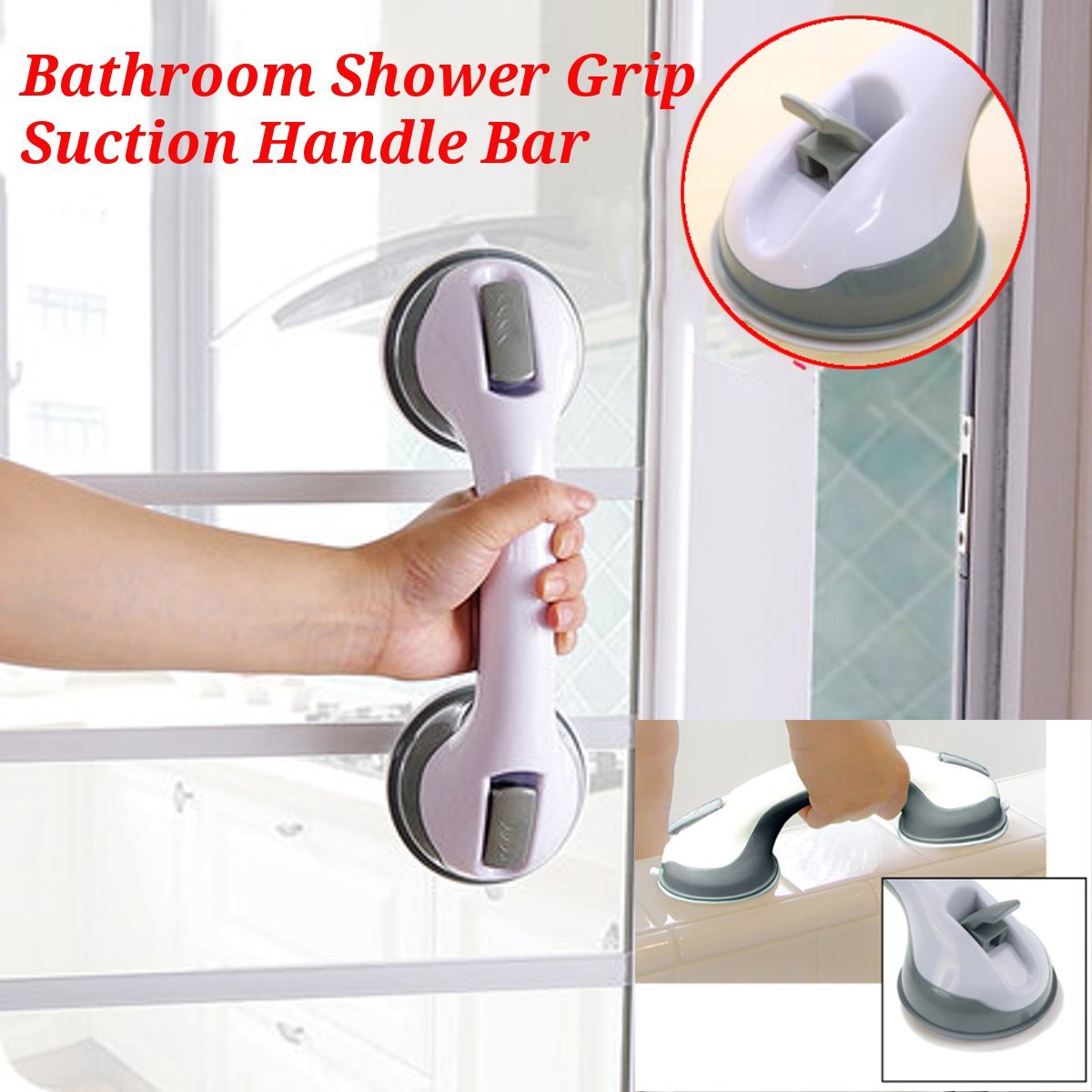 Bathroom Handrail Suction Cup Type Anti-skid Handrail Suction Cup Handrail 10306062345726