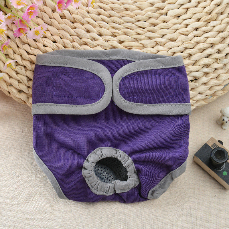 Dog Shorts Puppy Physiological Diapers Panties Waterproof Adjustable Cute Pattern Dog Physiological Pants Pet Costumes Suppli