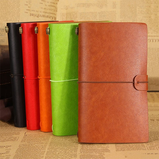 Vintage travelers notebook leather journal book A6 - 图片 1
