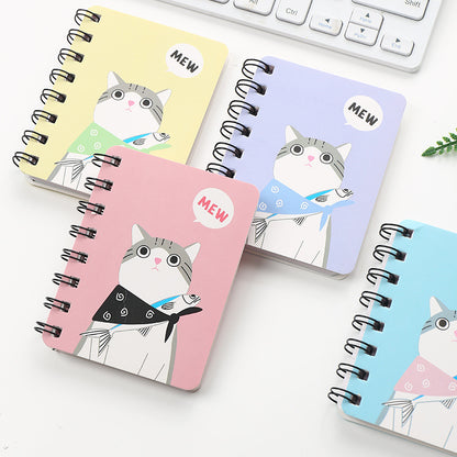 Small Cartoon Thickened Cute Portable Small Coil Notebook - 图片 2