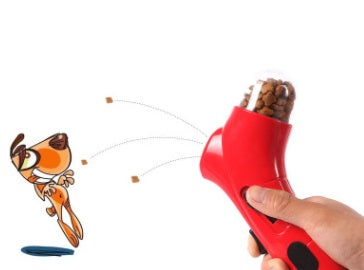 Pet Food Catapult Feeder Funny Dog Toy 1034705814044