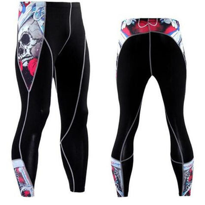 Summer Men's Blackout Compression Tight Fitting Pants 103754884200