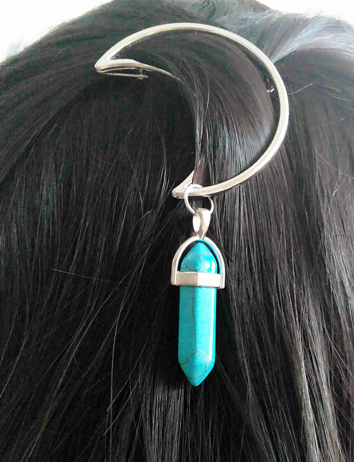 Moon hexagonal hairpin 1039136476889