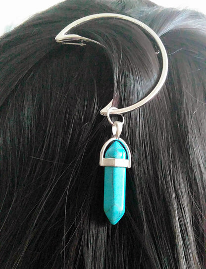 Moon hexagonal hairpin 1039136476889