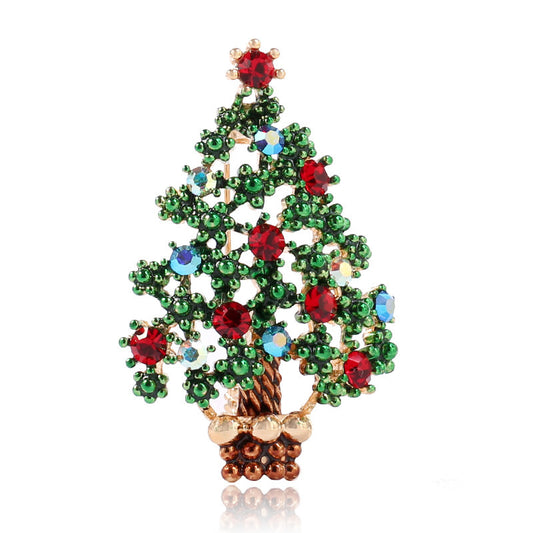 Christmas Tree Brooch Pin Women Girls Jewelry 1039154199889