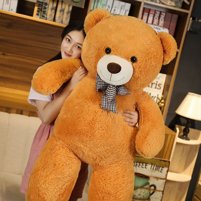 Large Teddy Bear Doll Hug Bow Tie Bear Plush Toy 1041553389300