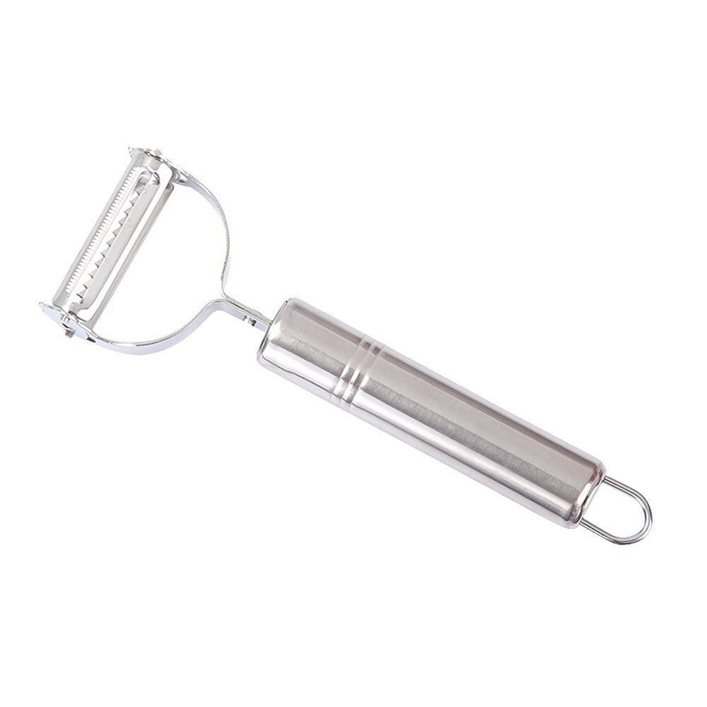 2 in1 Stainless Steel Potato Grater Julienne Peeler Kitchen Accessories Vegetables Peeler Double Planing Grater Kitchen Tools - HD Wireless Product #2