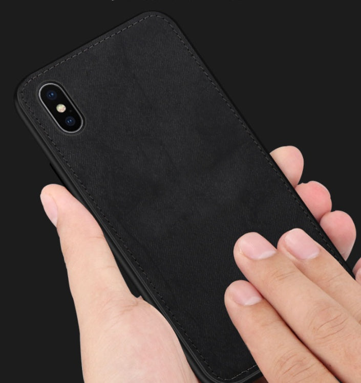 Magnetic Fabric Silicone Phone Case 1048626951295
