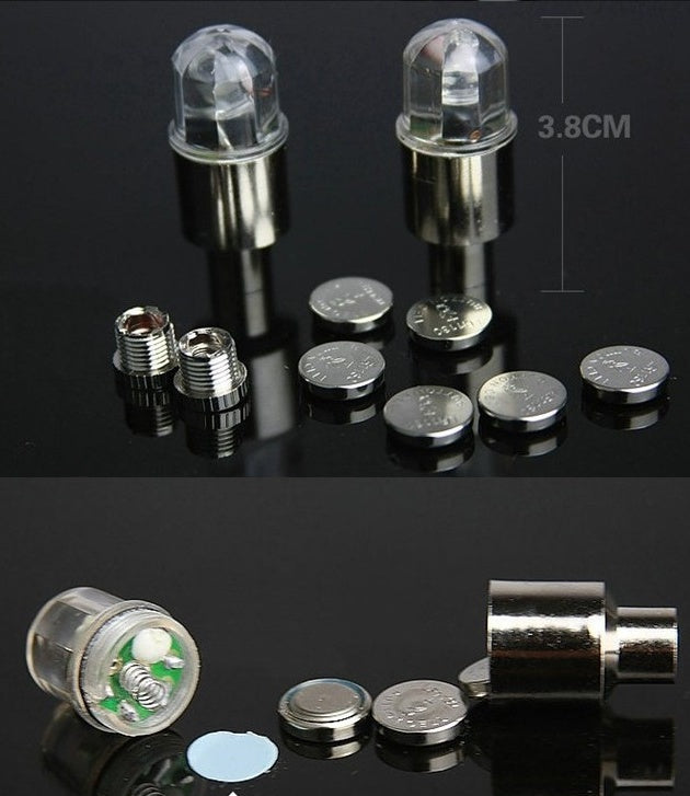 Bicycle electric car hot wheels colorful nozzle lights car motorcycle nozzle lamp 1049109185562