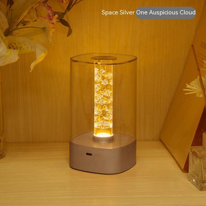 New LED Touch Atmosphere Light USB Charging Eye Protection Bedside Bedroom Lamp Bar Restaurant Garden Decoration Night Light 