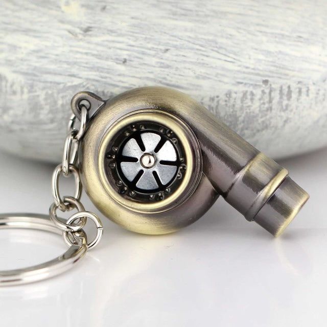 Turbo Keychain Metal Whistle Sound Supercharger 104c89d5 a23f 4df5 8946 78702060c315