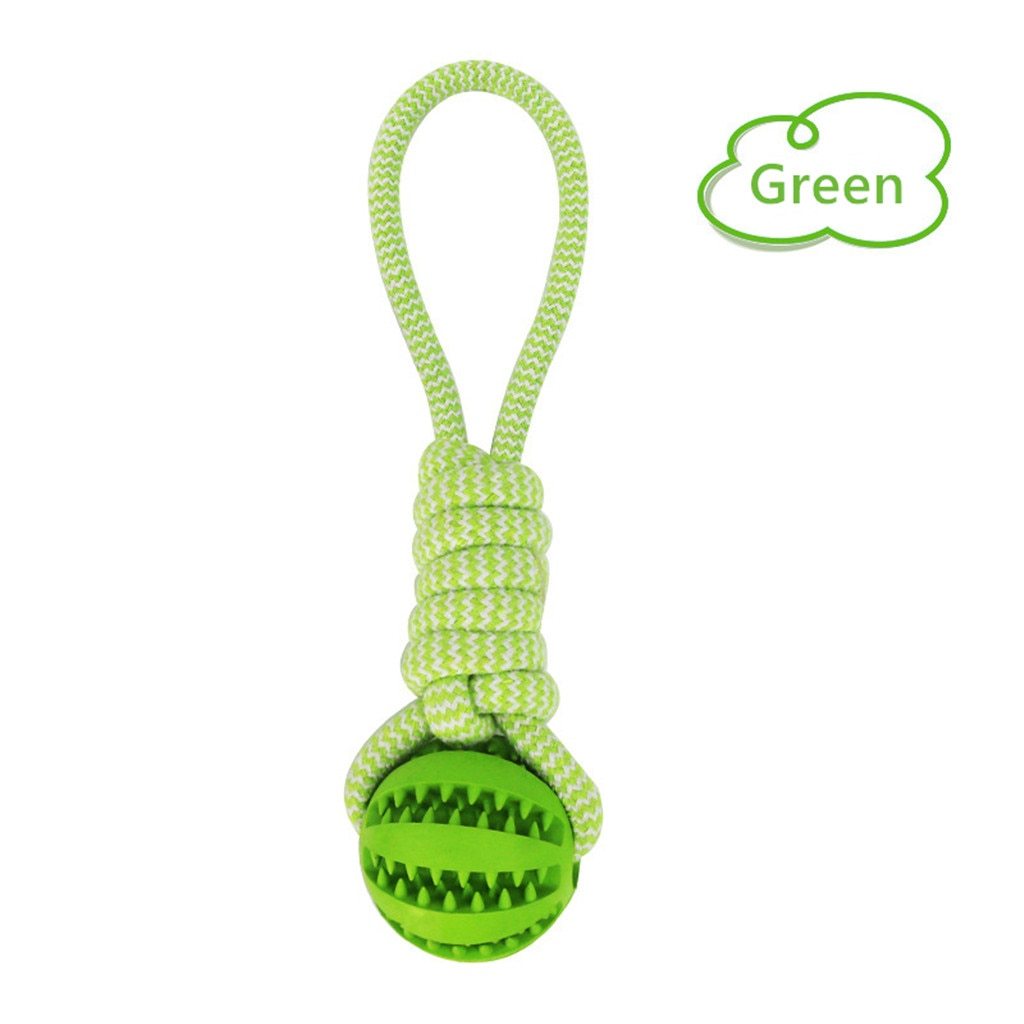 Dog Toys Balls Interactive Treat Rope Rubber Leaking Balls For Small Medium Dogs Chewing Bite Resistant Pet Tooth Cleaning 10