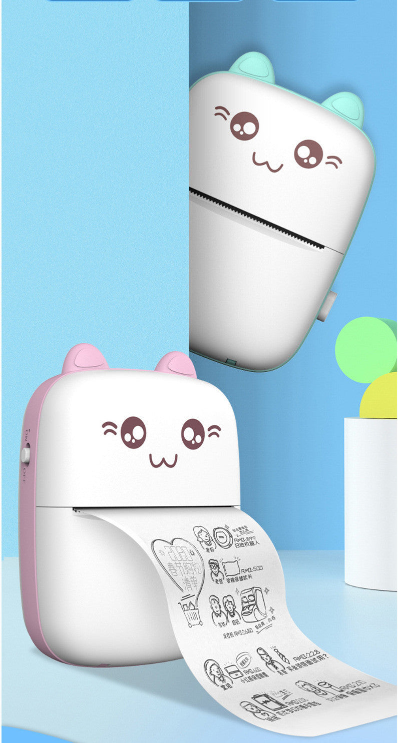 Mini Printer Portable Mini Bluetooth WiFi New Wrong Printer Mobile Phone Photo Title Note Hot Print Pocket Student Error Label Printer - 图片 5