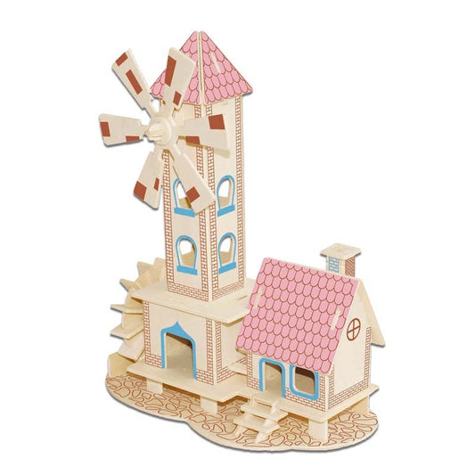 3D wooden house puzzle toy - HD Wireless Product #1