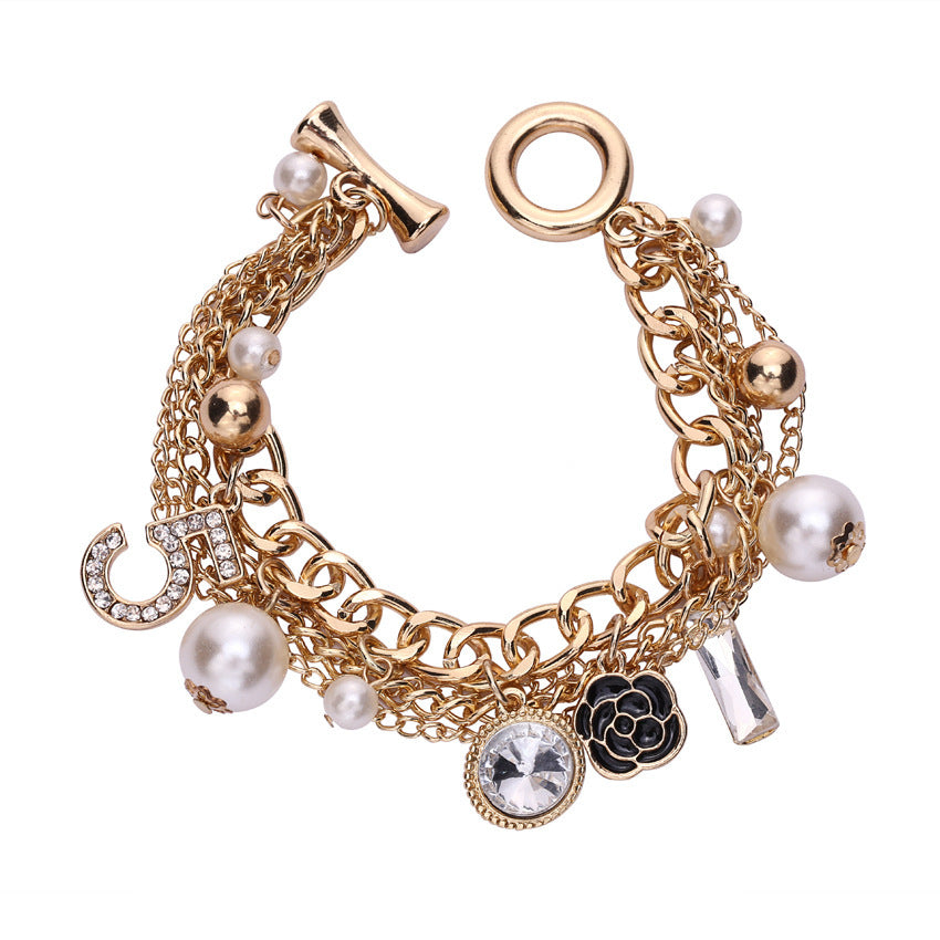 Multi-layer pearl bracelet 1061462239915